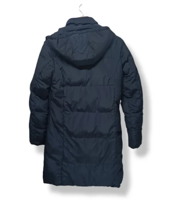 Parka acolchada azul marino Alba Moda, Talla S/M