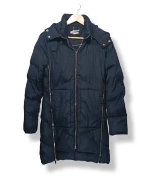 pixelcut-export-1754286215336 Parka acolchada azul marino Alba Moda, Talla S/M