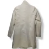 Abrigo blanco Made in Italy, talla S (nuevo)