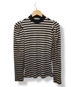 pixelcut-export-1756359377674 Polera a rayas Basement – Talla S