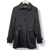 Abrigo negro Krush talla S