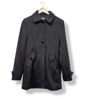 Abrigo negro Krush talla S