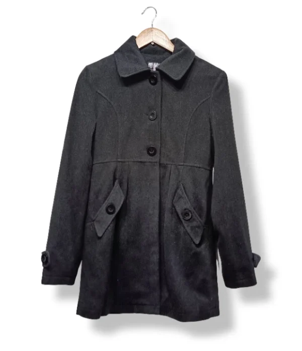 Abrigo negro Krush talla S