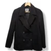 Abrigo corto negro cruzado Old Navy - Talla S