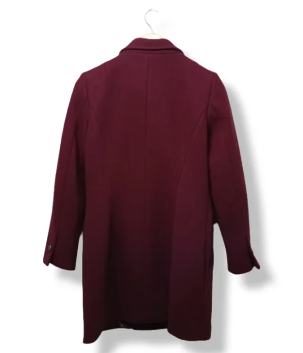 Abrigo burdeo IO talla 38