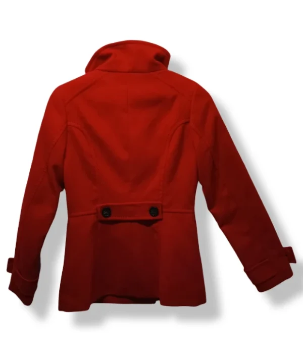 Abrigo corto rojo H&M  – Talla S