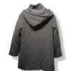 Abrigo gris con capucha Gina – Talla 38