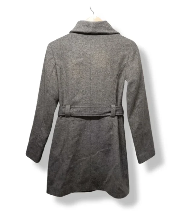 Abrigo gris con cinturón Motivi – Talla 38/40