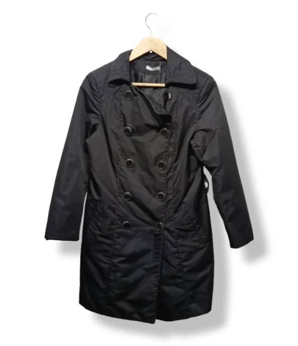 pixelcut-export-1756383079425 Trench Cannella negro clásico – Talla M