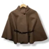 Capa marrón con cinturón – Talla M/L