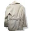 Abrigo blanco con cinturón Cato – Talla M