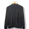 Chaqueta negra cuello mao 2XL