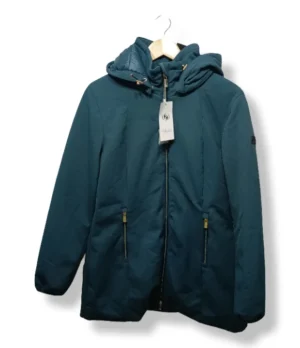 pixelcut-export-1756389398953 Parka 100% pluma Hybrid verde petróleo – Talla M (nueva con etiqueta)