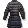 Parka larga Moncler negra