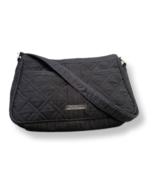 Cartera Vera Bradley negra acolchada