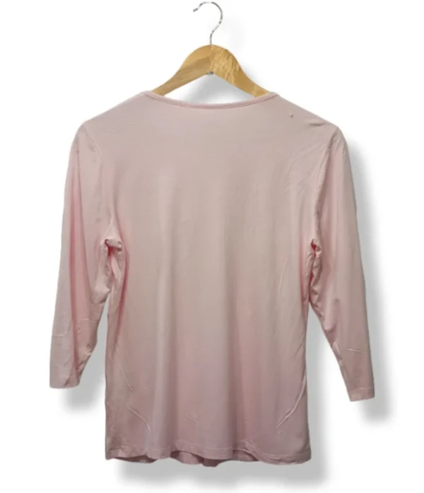 Polera rosa con encaje frontal Sparkle Canada