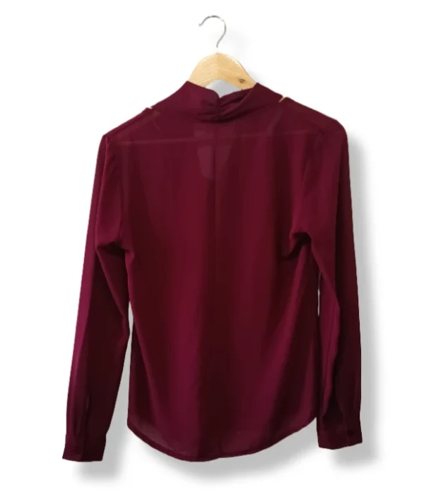 Blusa burdeos , Talla M