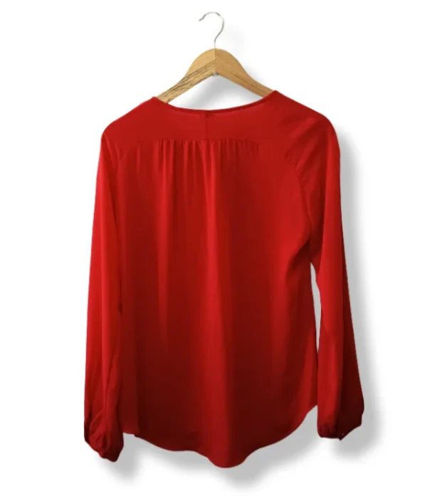 pixelcut-export-1757567554844 Blusa roja con cierre Pimkie – Talla M
