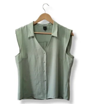 Blusa IO verde, talla S