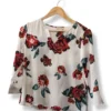Blusa floral blanca Van Heusen – Talla XS