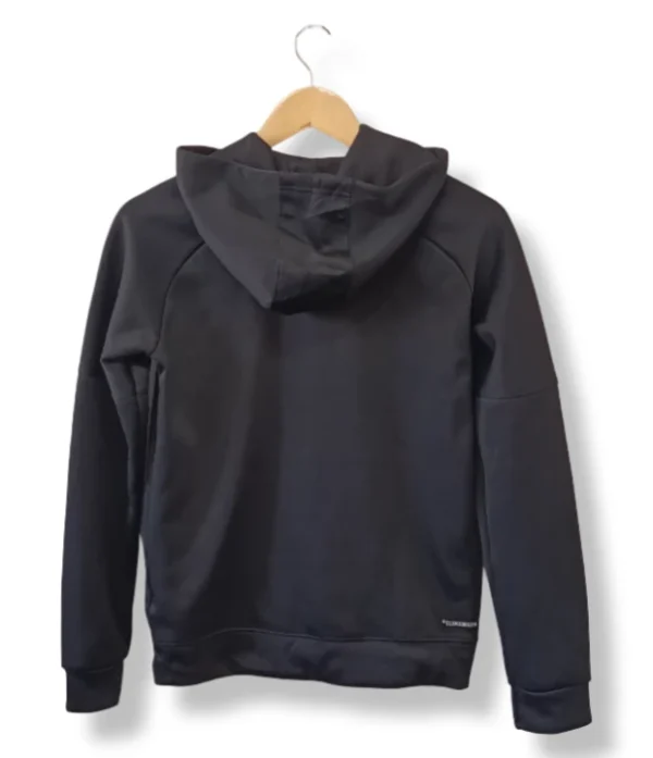 Polerón negro con gorro Adidas – Talla XS