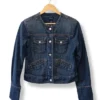 Chaqueta denim sin cuello Gap – Talla XS/S