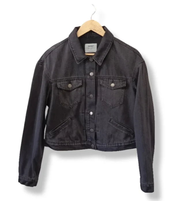 Chaqueta denim negra Old Navy – Talla M