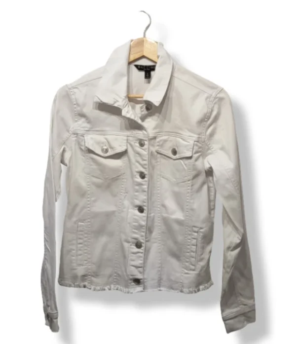 Chaqueta denim blanca Baccini – Talla S/M