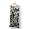 Vestido blanco y negro floral Authentique – Talla 36