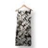 Vestido blanco y negro floral Authentique – Talla 36