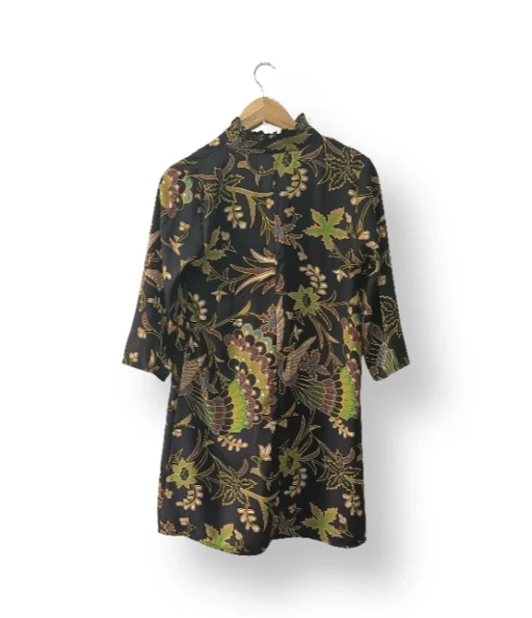 Vestido estampado cuello alto – Talla S