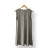 Vestido gris sin mangas Loft – Talla M