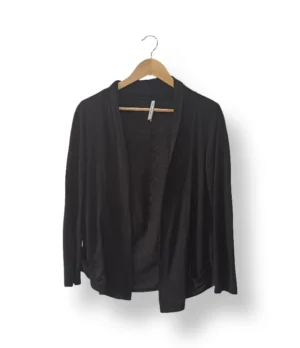 Cárdigan liviano negro University Club – Talla M