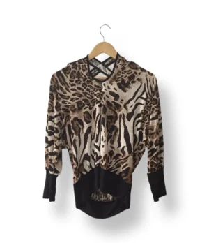 Polera animal print Made in Italy – Talla  M