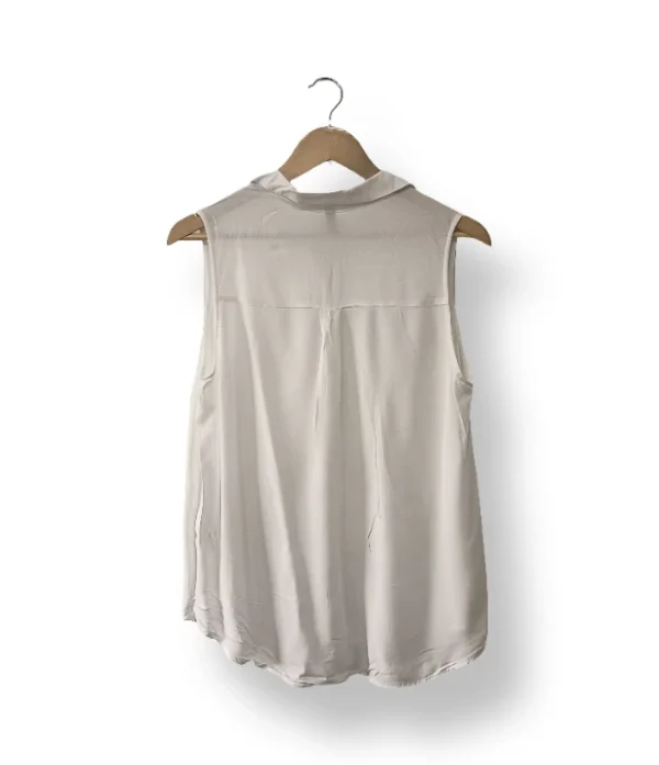Blusa sin mangas blanca H&M – Talla 40