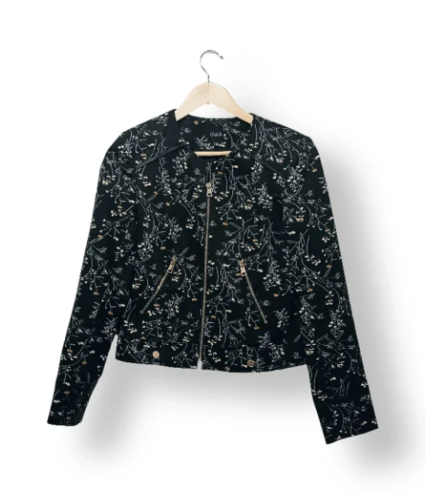 IMG_20251021_175254 Chaqueta estampada negra LIOLA, talla 38