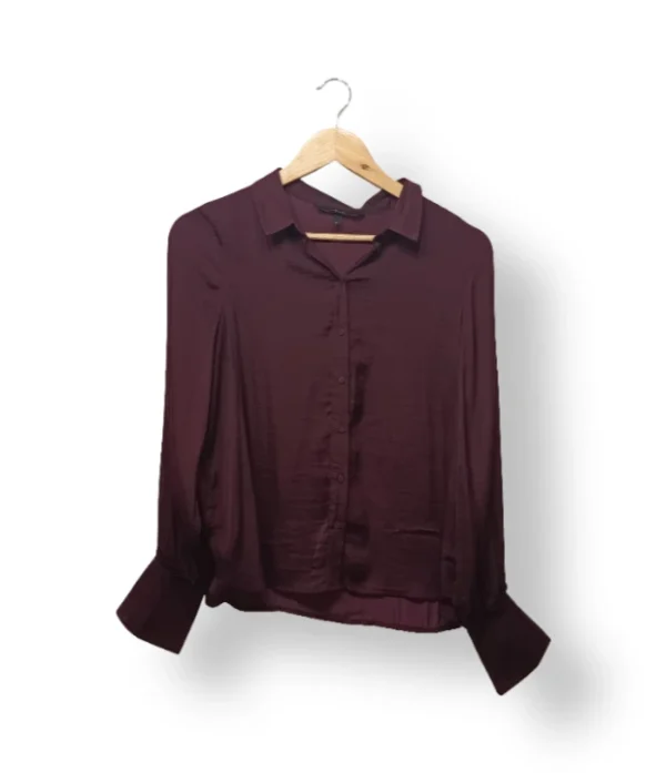 Blusa satén vino Vero Moda – Talla XS