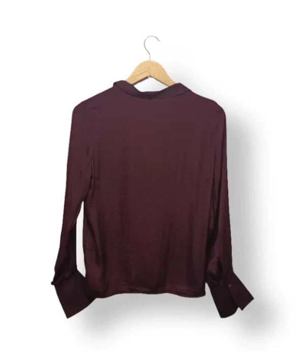 Blusa satén vino Vero Moda – Talla XS