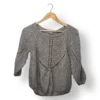 Sweater tejido gris calado Next – Talla 38