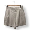 Short satinado beige ZARA talla S (nuevo con etiqueta)