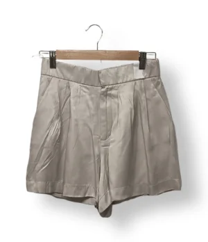 Short satinado beige ZARA talla S (nuevo con etiqueta)
