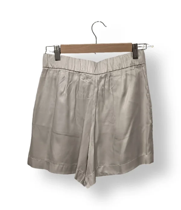 Short satinado beige ZARA talla S (nuevo con etiqueta)