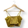 IMG_20251021_183444 Top satinado amarillo ZARA talla M (nuevo con etiqueta)