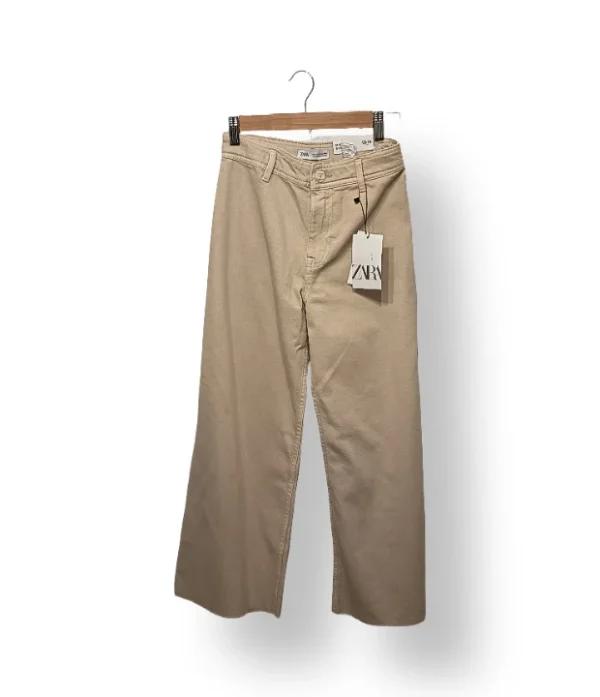 Pantalón ZARA Kids “Marine Straight” beige talla 13-14 años (nuevo con etiqueta)