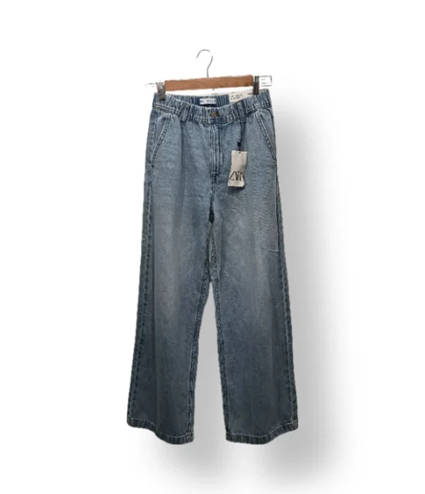 IMG_20251021_183846 Jeans ZARA Kids Wide Leg azul claro talla 13-14 años (nuevo con etiqueta)