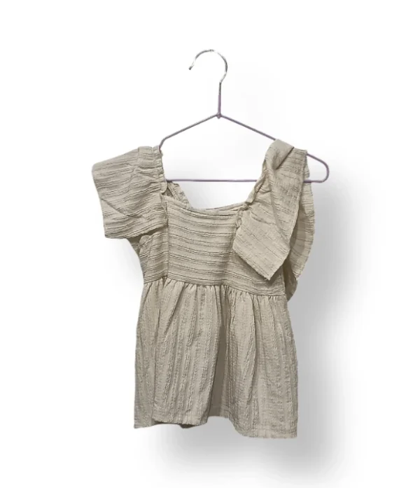 Blusón ZARA Baby crudo talla 12-18 meses (nuevo con etiqueta)