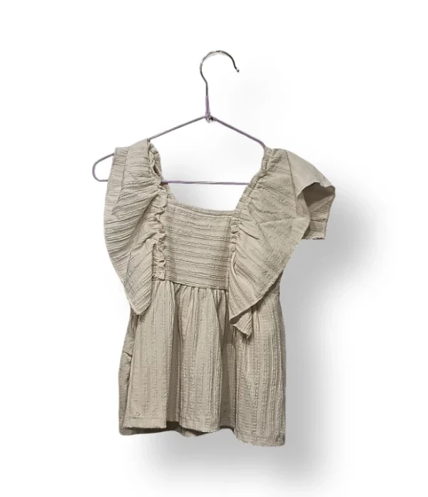 Blusón ZARA Baby crudo talla 12-18 meses (nuevo con etiqueta)