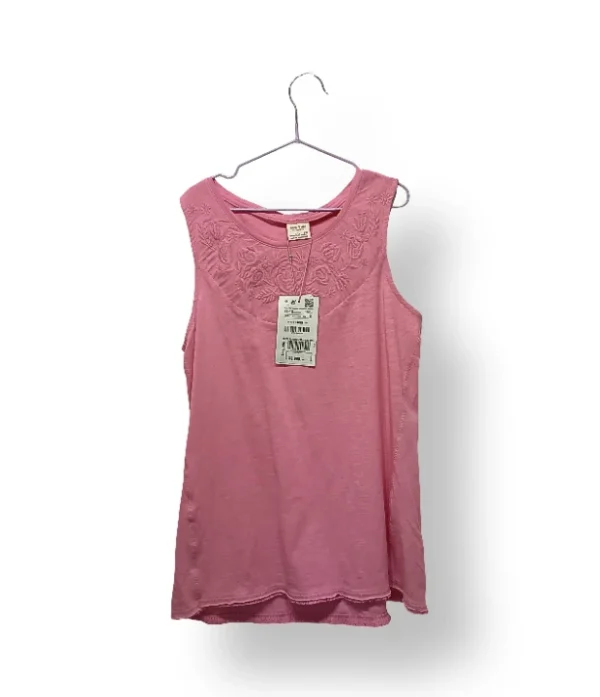 IMG_20251021_184138 Polera rosa bordada ZARA Kids (Talla 11-12 años)