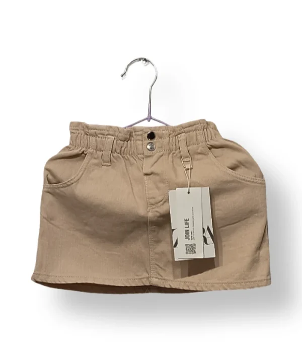 Falda beige ZARA Baby talla 2-3 años (nueva con etiqueta)