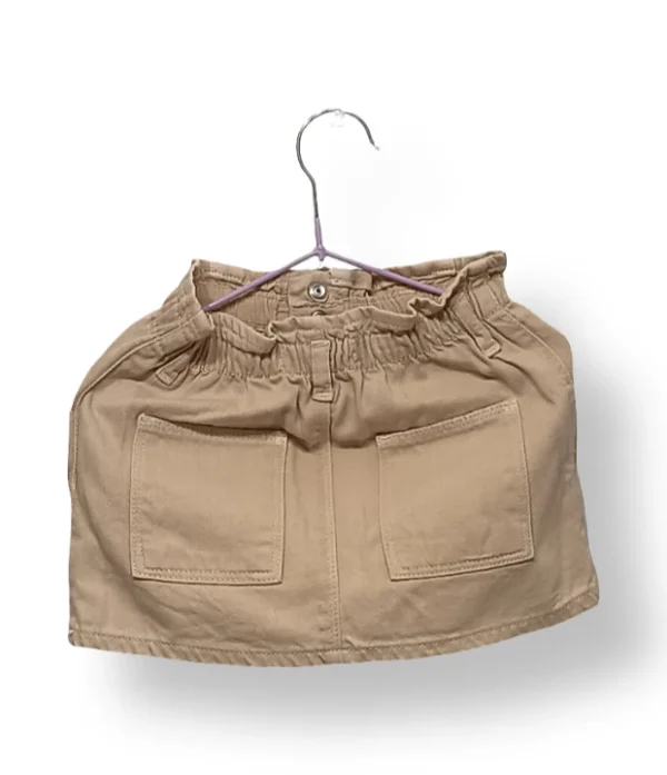 Falda beige ZARA Baby talla 2-3 años (nueva con etiqueta)